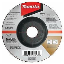 5" Inox 36 Grit Grinding Wheel, Aluminum Oxide