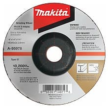 6" Inox 36 Grit Grinding Wheel, Aluminum Oxide