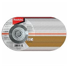 5" Hubbed Inox 36 Grit Grinding Wheel, Aluminum Oxide (25/Pack)