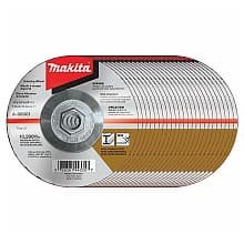 6" Hubbed Inox 36 Grit Grinding Wheel, Aluminum Oxide (25/Pack)