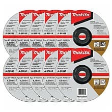 7" Inox 36 Grit Grinding Wheel, Aluminum Oxide (10/Pack)