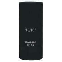 15/16" Deep Well SAE Impact Socket, 1/2" Drive