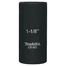 1-1/8" Deep Well SAE Impact Socket, 1/2" Drive