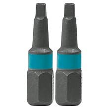 #1 x 1" ImpactX Square Drive Recess Insert Bit (2/Pack)