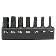 1" ImpactX 7-Piece Torx Drive Insert Bit Set