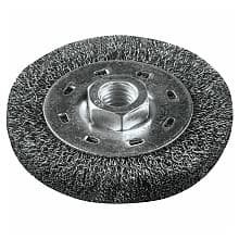 4" Crimped Wire Wheel, 5/8"-11" Arbor Hole