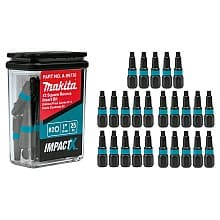 #2 x 1" ImpactX Square Drive Recess Insert Bit (25/Pack)