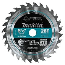 6-1/2" x 28 Teeth Carbide-Tipped Cordless Plunge Saw Blade
