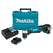 12 V max CXT Lithium-Ion Cordless 3/8" Right Angle Drill Kit, 3-5/16" Angle Head Height (2.0 Ah)