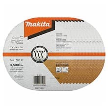 7" Inox 60 Grit Thin Cut-Off Wheel, Aluminum Oxide (10/Pack)