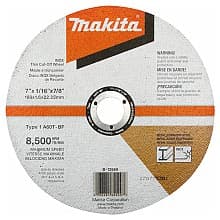 7" Inox 60 Grit Thin Cut-Off Wheel, Aluminum Oxide