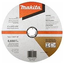 9" Inox 60 Grit Thin Cut-Off Wheel, Aluminum Oxide