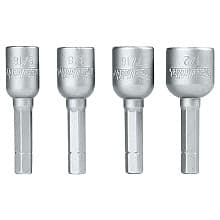 4-Piece Magnetic Nutsetter Set, 1/4" Shank