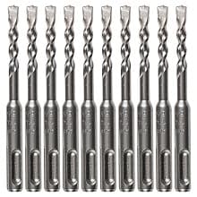 1/4" x 4" 2-Cutter SDS-PLUS Drill Bit (10/Pack)