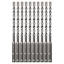 1/4" x 6" 2-Cutter SDS-PLUS Drill Bit (10/Pack)