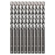 3/8" x 6" 2-Cutter SDS-PLUS Drill Bit (10/Pack)