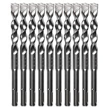 1/2" x 6" 2-Cutter SDS-PLUS Drill Bit (10/Pack)