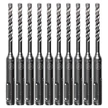 3/16" x 4" 3-Cutter SDS-PLUS Drill Bit (10/Pack)