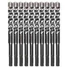 1/2" x 6" 3-Cutter SDS-PLUS Drill Bit (10/Pack)