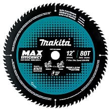 12" x 80 Teeth Carbide-Tipped Max Efficiency Miter Saw Blade