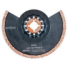 3-1/4" Starlock Oscillating Multi-Tool Rim 30 Grit Grout Removal Blade