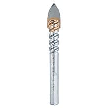 1/2" x 4" Glass/Tile Bit, 3 Flat Shank