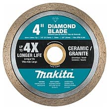 4" Continuous Rim General Purpose Diamond Blade