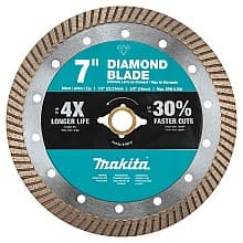 7" General Purpose Turbo Diamond Blade