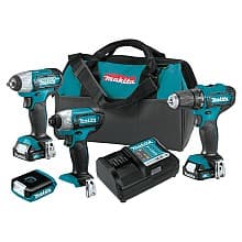 12 V max 4-Piece CXT Lithium-Ion Cordless Combo Kit (1.5 Ah)