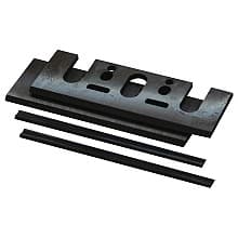 3-1/4" Tungstenâ€‘Carbide Double Edged Planer Blade Set with Plate