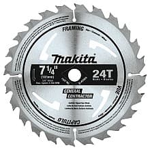 7-1/4" x 24 Teeth Rip/Cross-Cut Circular Saw Blade