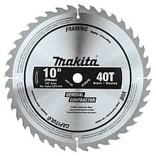 10" x 40 Teeth Polished Miter Saw Blade for General Purpose