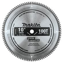 10" x 100 Teeth Polished Miter Saw Blade for Ultra-Fine Crosscutting