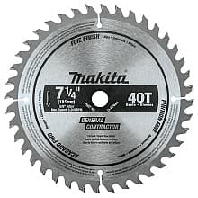 7-1/4" x 40 Teeth Cross-Cut Circular Saw Blade