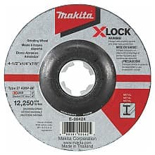 4-1/2" X-LOCK Type 27 General Purpose 36 Grit Metal Abrasive Grinding Wheel