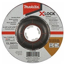 4-1/2" X-LOCK Type 27 General Purpose 36 Grit Abrasive Grinding Wheel for Metal/Stainless Steel