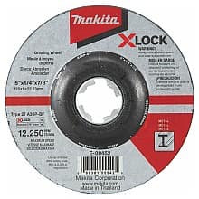 5" X-LOCK Type 27 General Purpose 36 Grit Metal Abrasive Grinding Wheel