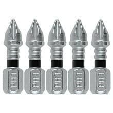 #1 x 1" Impact XPS Phillips Drive Insert Bit, 1/4" Shank (5/Pack)