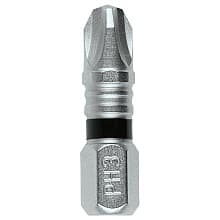 #3 x 1" Impact XPS Phillips Drive Insert Bit, 1/4" Shank (5/Pack)