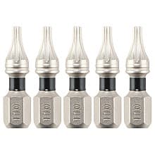 T10 x 1" Impact XPS Torx Drive Insert Bit, 1/4" Shank (5/Pack)