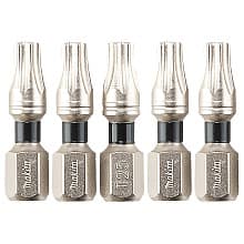 T25 x 1" Impact XPS Torx Drive Insert Bit, 1/4" Shank (5/Pack)