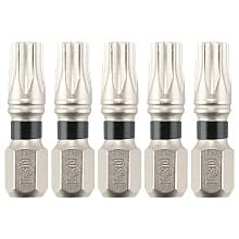 T30 x 1" Impact XPS Torx Drive Insert Bit, 1/4" Shank (5/Pack)