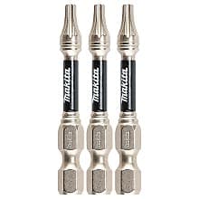 T15 x 2" Impact XPS Torx Drive Power Bit, 1/4" Shank (3/Pack)