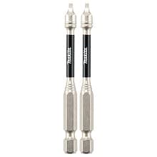 #1 x 3" Impact XPS Square Drive Power Bit, 1/4" Shank (2/Pack)