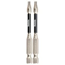 T15 x 3" Impact XPS Torx Drive Power Bit, 1/4" Shank (2/Pack)