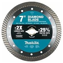 7" Turbo Hard Material Diamond Blade