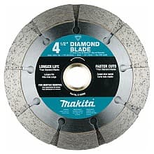 4â€‘1/2" Dual Sandwich Diamond Blade