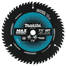 7-1/2" x 60 Teeth Cross-Cut Max Efficiency Miter Saw Blade