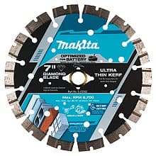7" Segmented General Purpose Thin Kerf Diamond Blade