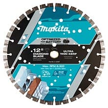 12" Segmented General Purpose Thin Kerf Diamond Blade